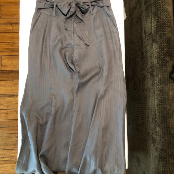 Saopaulo Bell Bottom Linen Pants Size 10 - Picture 7 of 8